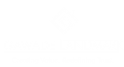 Gawade Landmark Logo White